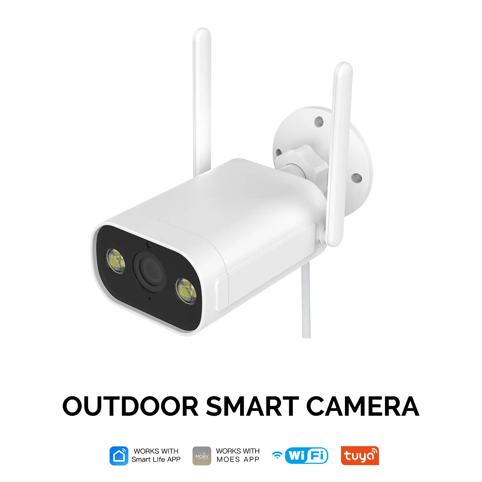 Wholesale MOES WiFi  Smart Outdoor Camera HD 3MP Sound Motion Detection Manufacturers, Supplier