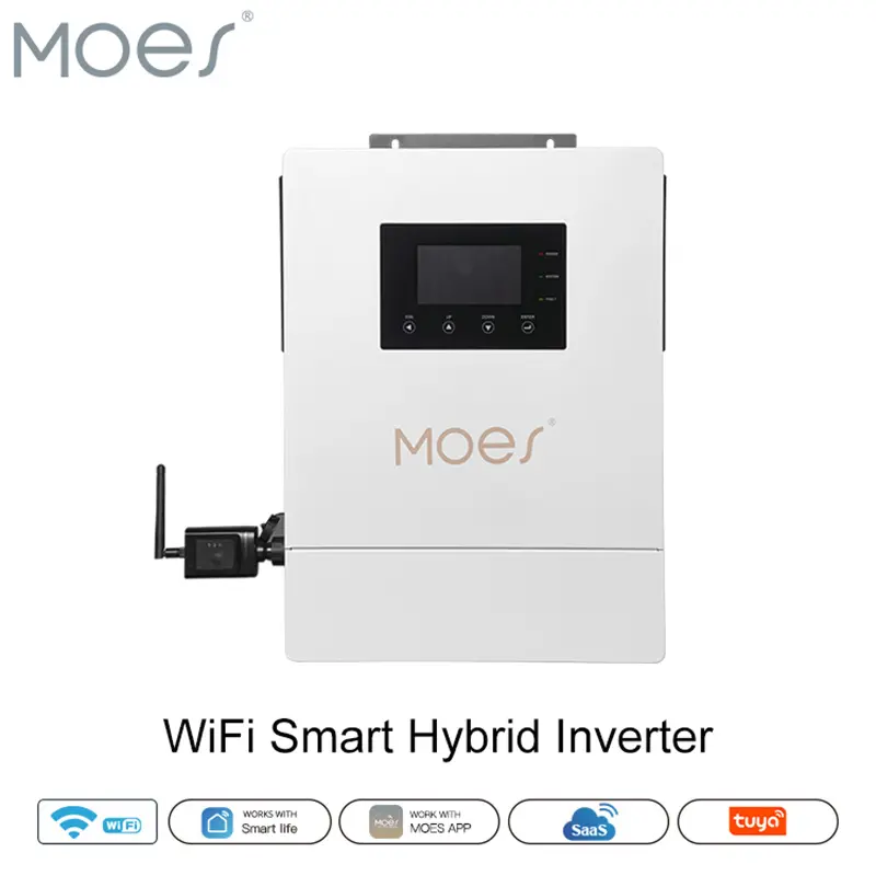 China MOES WiFi Smart Hybrid Solar Inverter 4.2KW 6.2KW Off-Grid 48V Charger Inverter with AC/DC Control Single Output Inverter Manufacturer, Factories