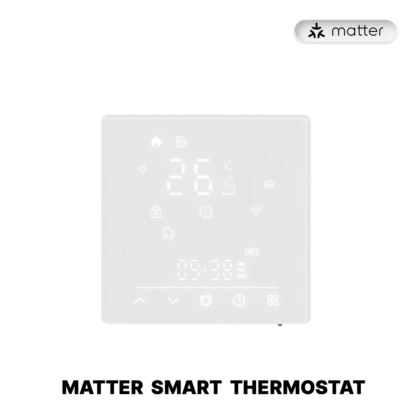 China MOES Tuya Matter WiFi Smart Thermostat Temperature Controller Water Boiler Electric Heating Supplier, Factory