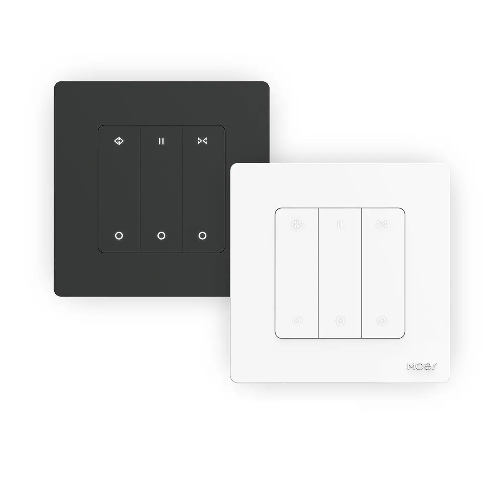 China MOES ZigBee Roller Shutter Electric Curtains Switch Manufacturer, Suppliers