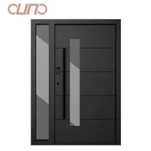 OUNA European Cast Aluminum Anti-Theft Security Exterior Door With Residential Design Front Main Door for House