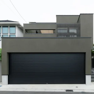 OUNA Electric Modern Single Aluminum Glass Garage Door Contemporary Home Use with Automatic Features Manufactured