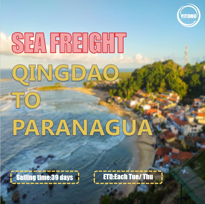 Forwarder Shipping Agent Full or Less Than Container Load DDU DDP Sea Freight Shipping From China to Paranagua Brazil