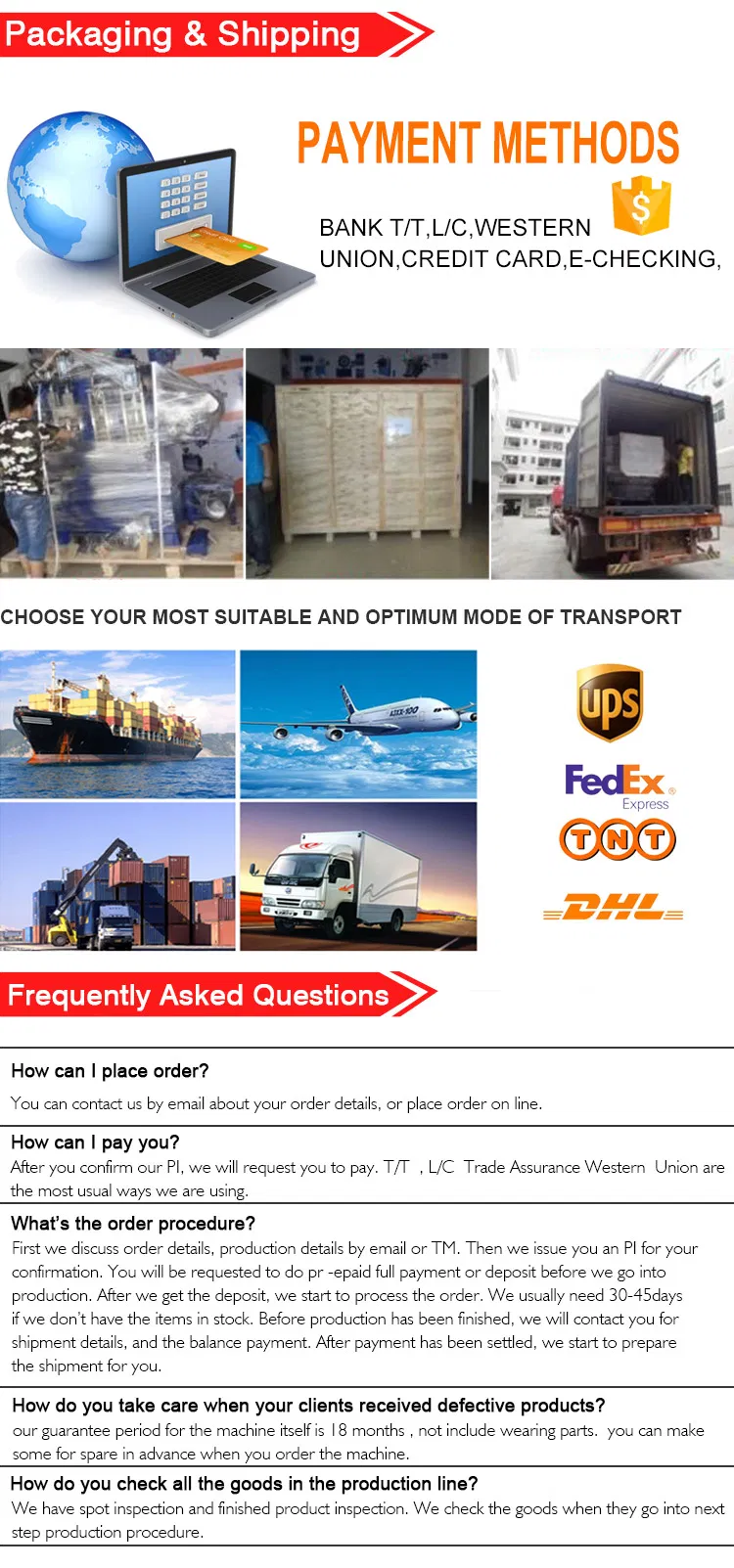 Packaging and Shipping