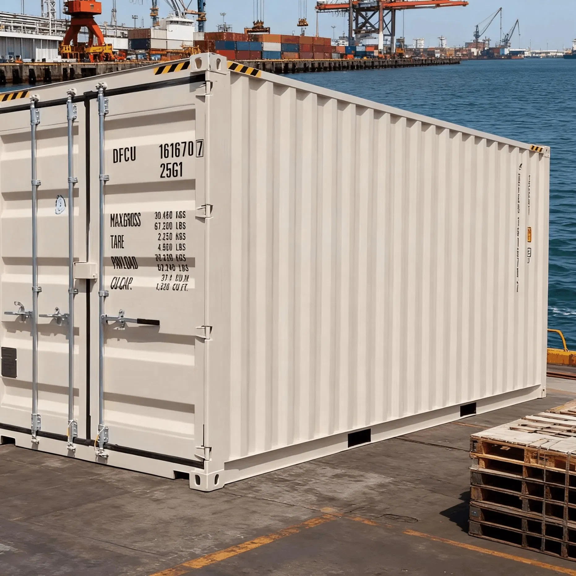 Advanced 20FT Dry Container Equipped with Real Time Location Tracking and Condition Monitoring Sensors for Smart Logistics