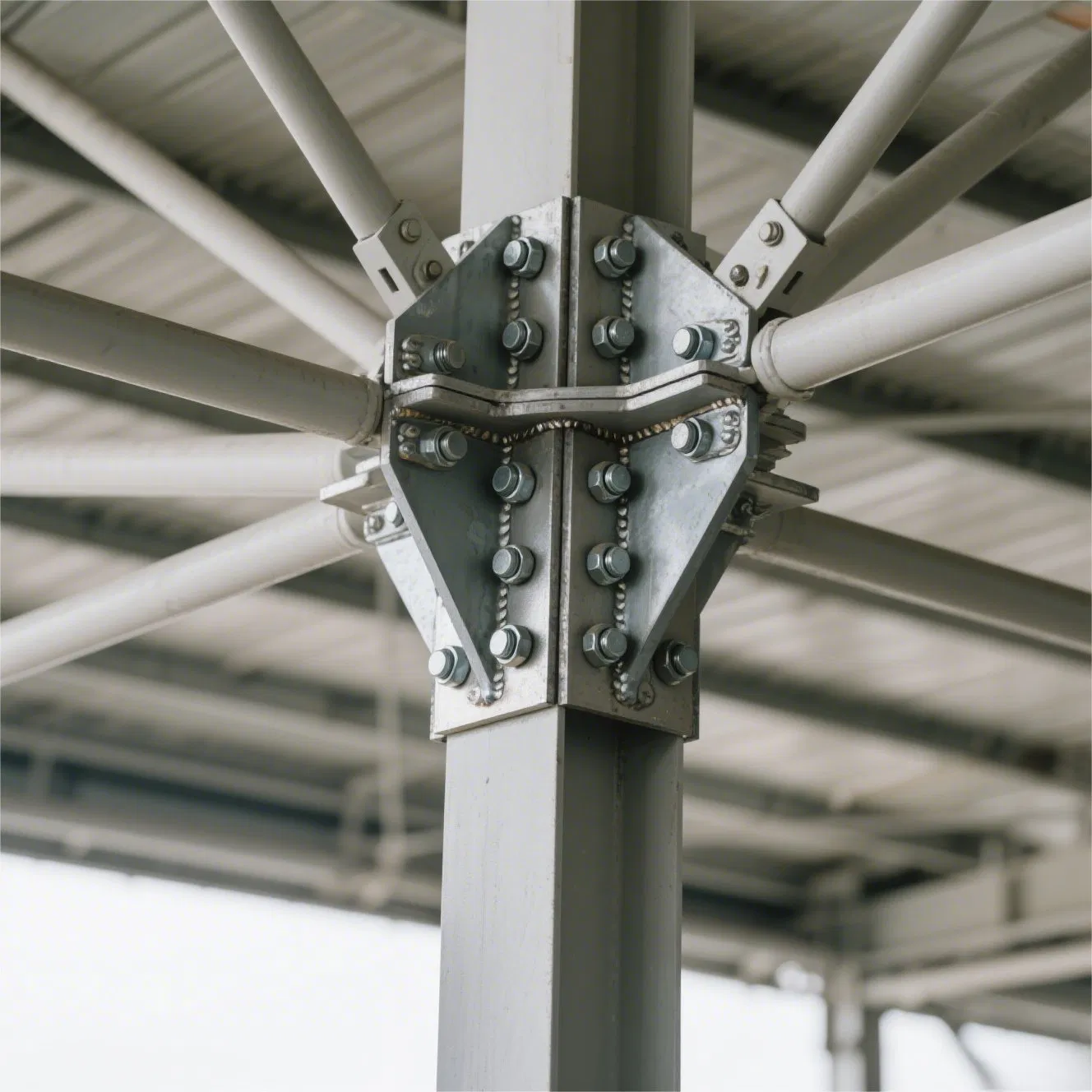 Galvanized Prefabricated Steel Structure Warehouse with ISO CE Certifications Anticorrosive Coating Suitable for Logistics Storage Manufacturing Raw Material