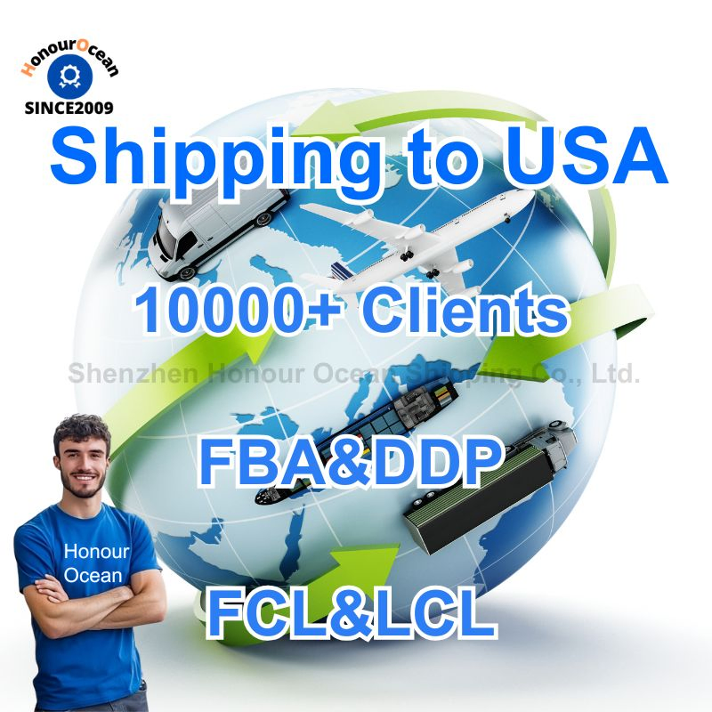 Door to Door Freight Forwarder China to USA Shipping Agent to USA Amazon Fba FCL LCL DDP Logistics Service