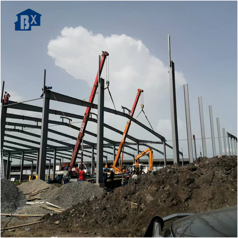 Durable Multi-Functional Prefabricated Steel Warehouse for Quick Build Industrial High-Capacity Large-Scale Storage