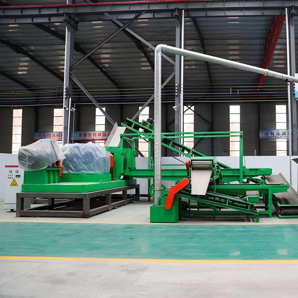 Full Automatic Waste Tire Crushing Machine for Making Rubber Crumb to Rubber Powder Manufactures Plant Tyre Recycling Production Line Use