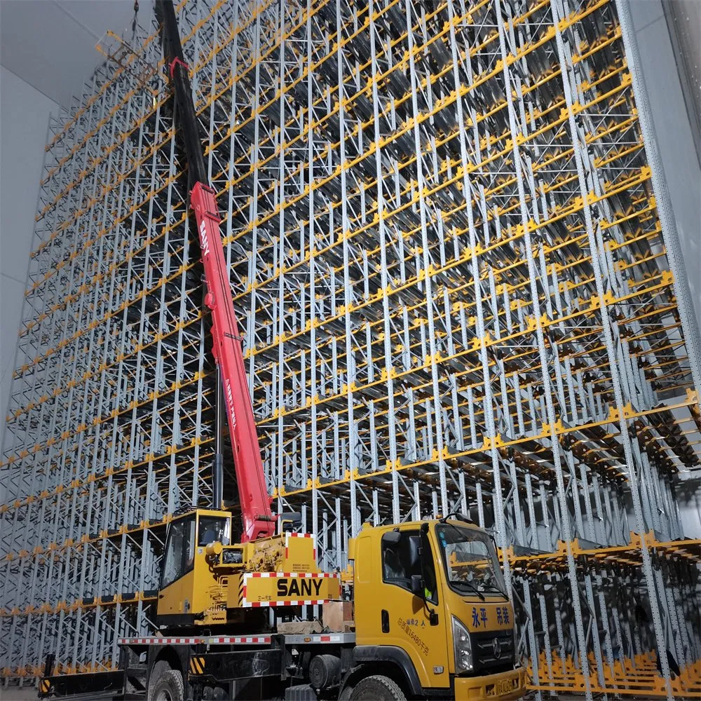 High Speed Automated Warehouse 4 Way Pallet Shuttle Rack for Smart Supply Chain