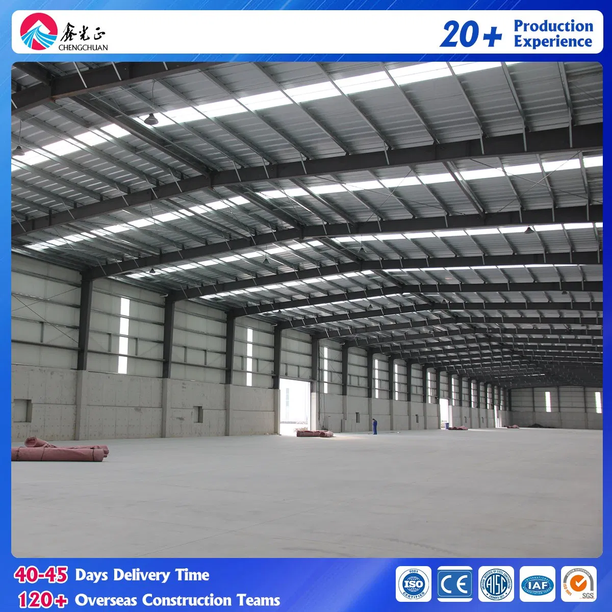 Famous Design Prefab Prefabricated Industrial Metal Workshop Galvanized Heavy Light Structural Steel Construction Frame Steel Structure Shed Warehouse