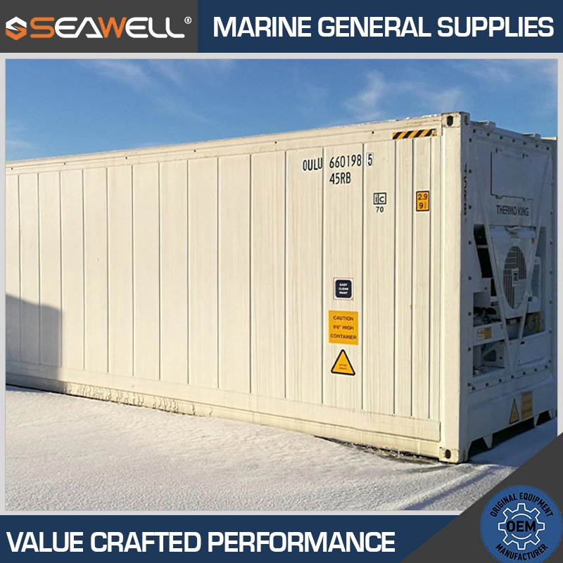 40FT Reefer Container -30° C Temperature 27.4t Payload Capacity 30.48t Max Gross
