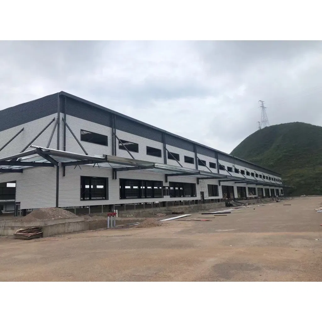 Modern Prefab Steel Structure Workshop Building for Industrial Warehouse Applications.