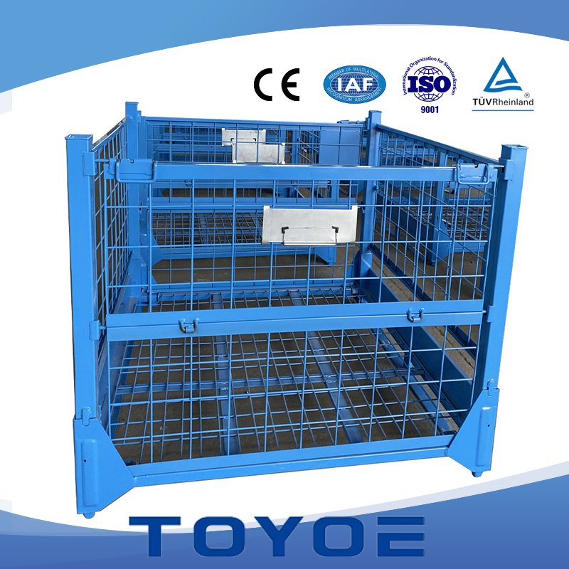 RFID Logistics Tracking High-Load Shipping Rack Metal Container Storage Rack Iron for Storage and Transportation of Heavy Components