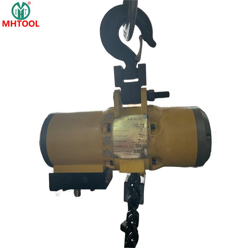50ton Hook Suspended Pneumatic Air Chain Hoist for Complex and Dangerous Environment.