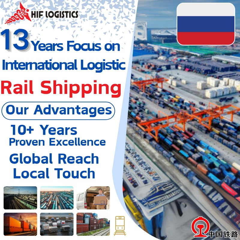Professional China– Russia Railway Cargo Shipping – Full Container &amp; Consolidated Loads with DDP Option