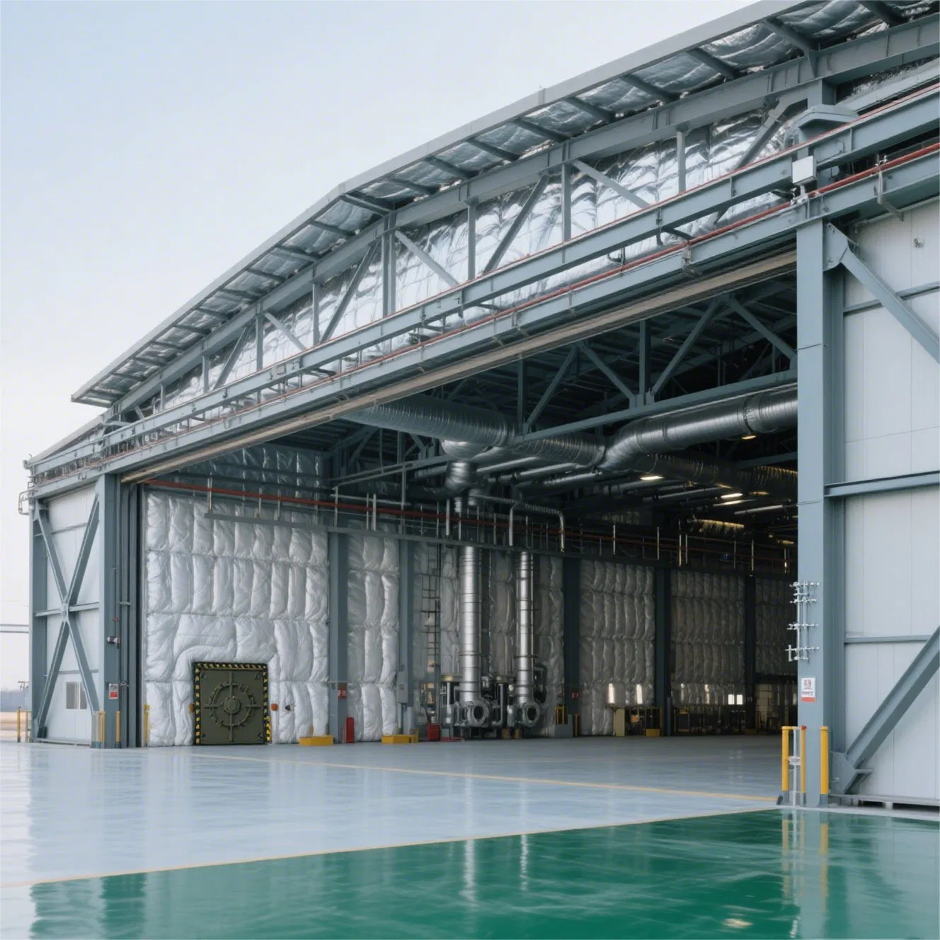 Welded Steel Space Frame with High-Strength Alloys Anti-UV Treatment CE Marked for Large-Span Canopies Airport Terminals