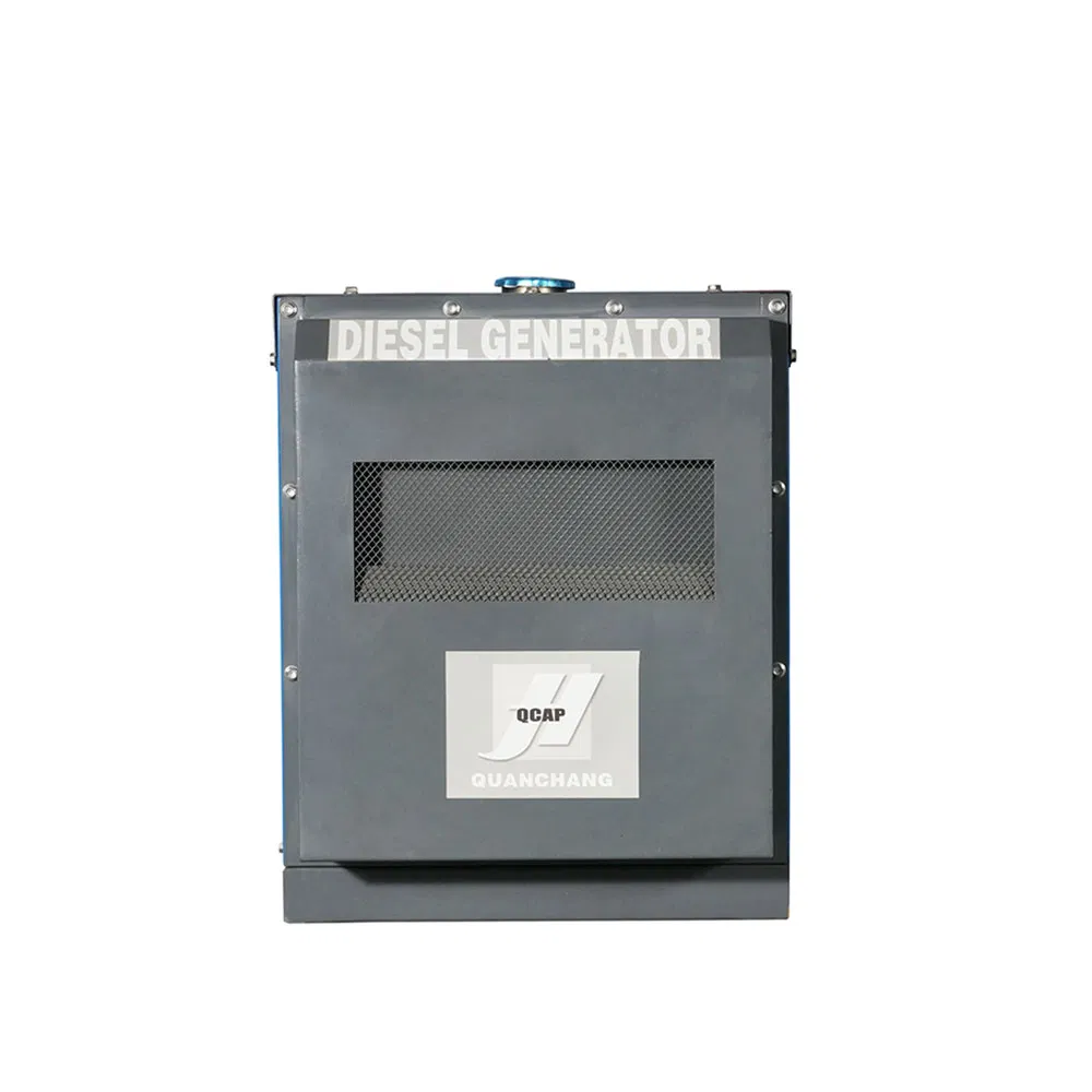 Portable 10kVA Electric Start Single /Three Phase Air-Cooled Silent Diesel Generator