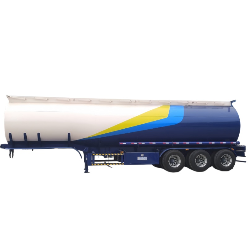 Anti-Corrosive 3-Axle Multi-Compartment Stainless Steel Tank Trailer Oil Tank Trailerfor Various Liquid Transportation Dangerous Goods Transport
