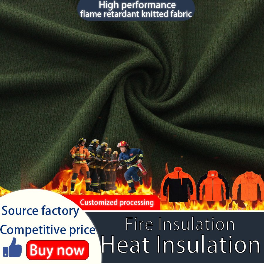 Chinese Factory En 11612 180 GSM Modacrylic Viscose Bird Eye Mesh Flame Retardant Knitted Wholesale Fabric for Garment / Clothing / Uniform / Workwear