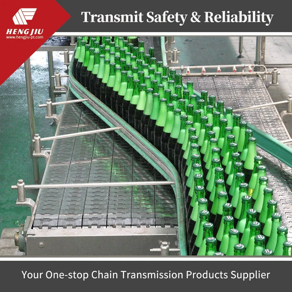 Durable Stainless Steel Flat Top Chain for Beverage and Cold Drink Machine Industry