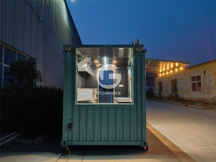 Compact and Functional Container Kitchen Solutions