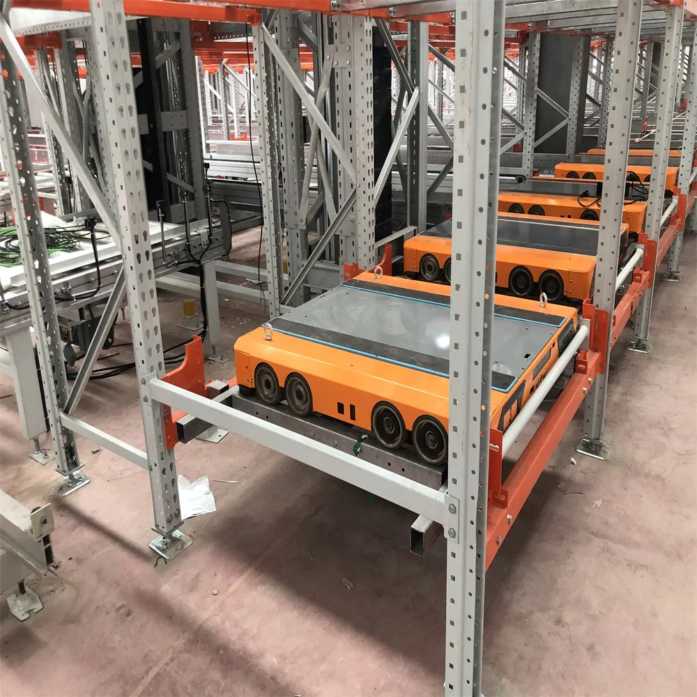 High Speed Automated Warehouse 4 Way Pallet Shuttle Rack for Smart Supply Chain