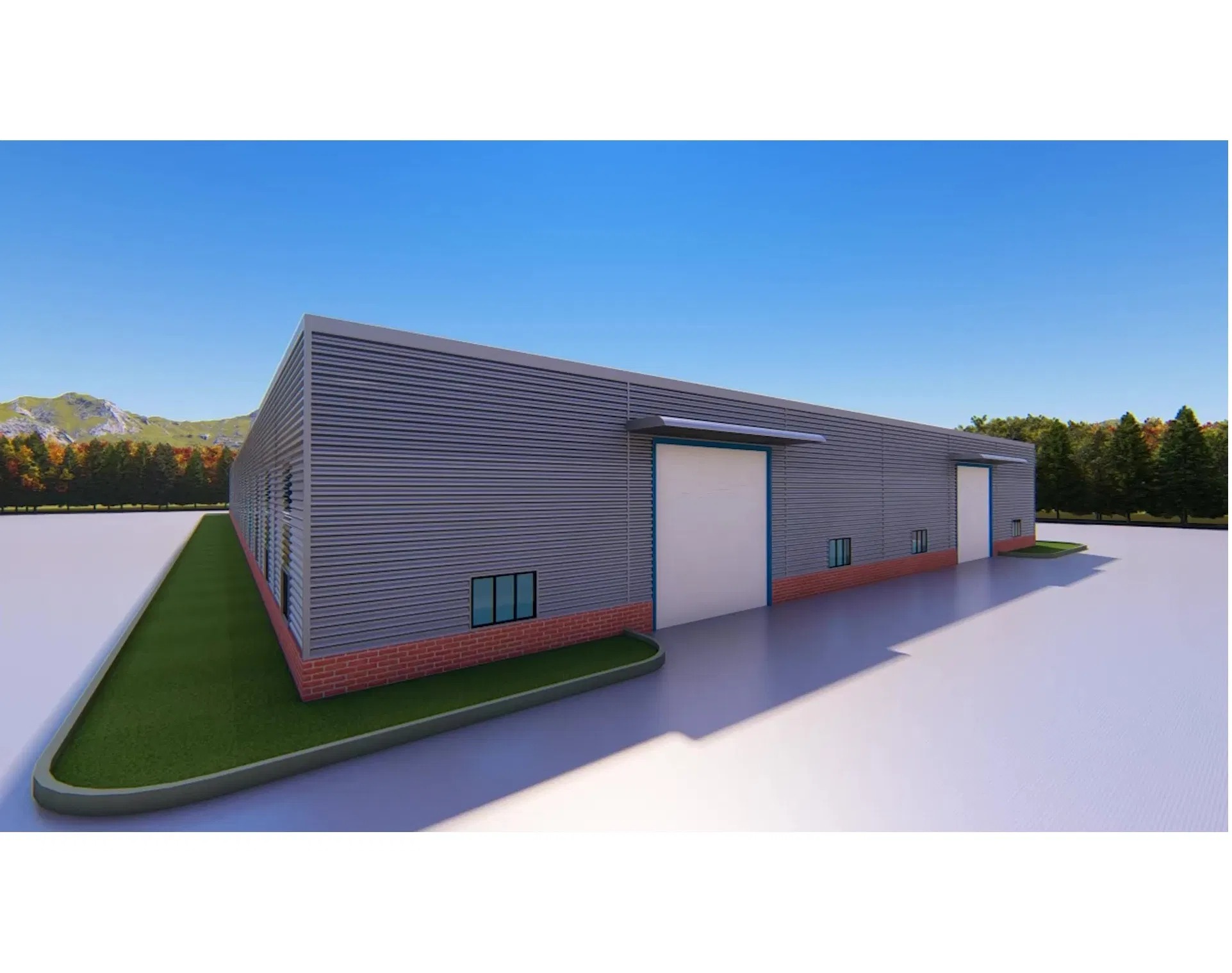 Customized Prefab Building Steel Structure Industrial Shed Steel Structure Warehouse Steel Structure Metal Building