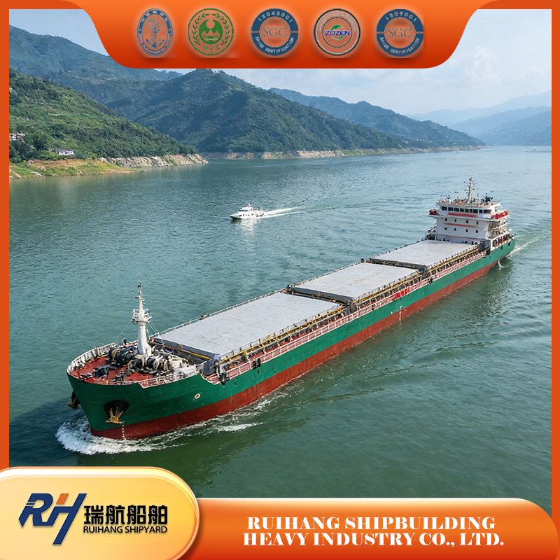 Reliable River-Sea Direct-Transport Vessel with Hatch Cover for Multi-Modal Shipping