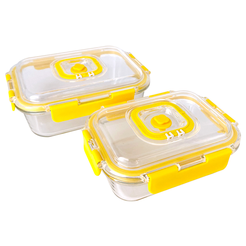630ml/1040m Premium Airtight Glass Storage Container with Time-Tracking Lid