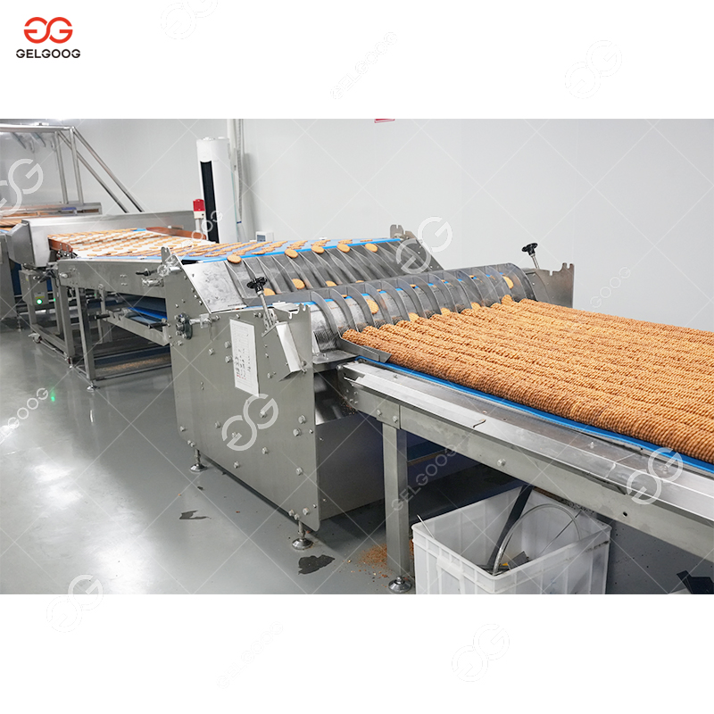 Full Automatic 1200kg/H Process Biscuit Hard and Soft Make Production Line Cookies Biscuit Making Machine
