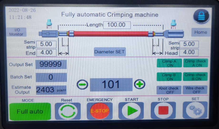 SA-St100 Factory Sell Full Automatic Wire Crimping Machine Cable Cutting and Stripping Terminal Crimp Equipment