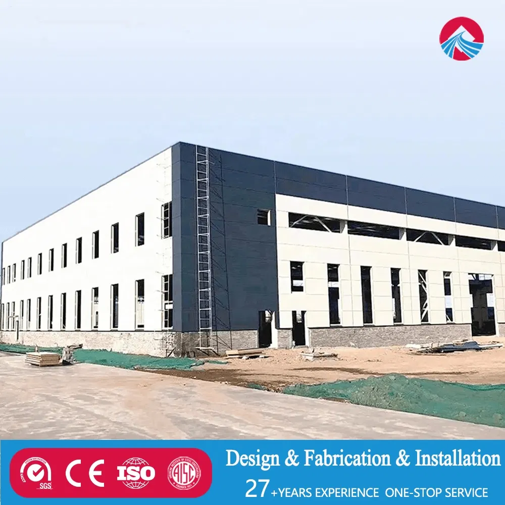 Customized Steel Structure Workshop for Auto Welding Lines with Heavy-Duty Crane Beam Antispark Coating ISO CE Certified 25-Day Completion