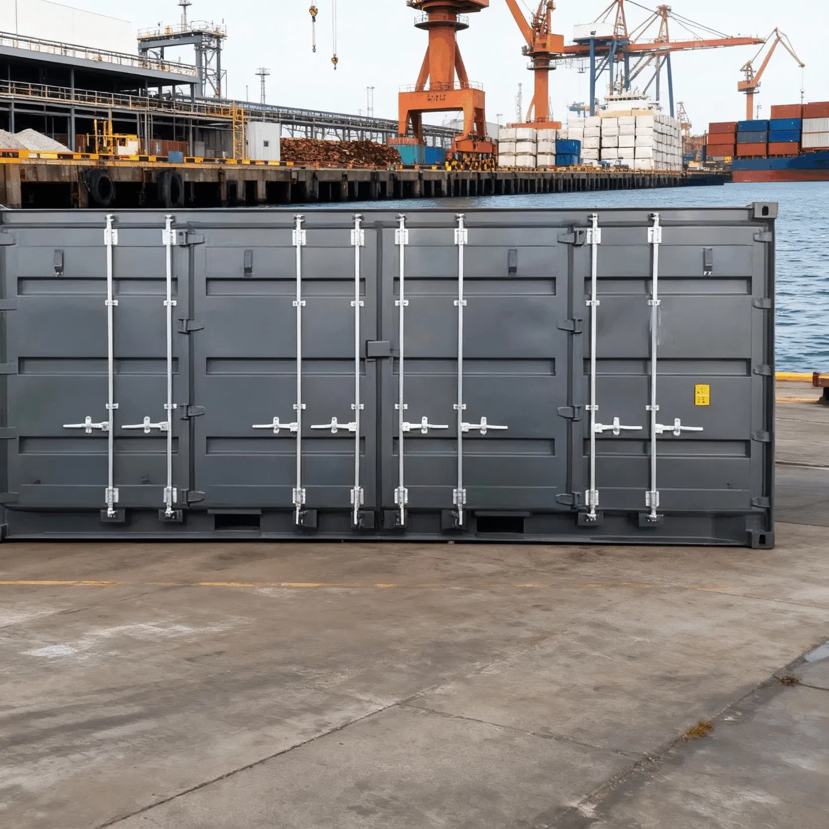 Advanced 20FT Dry Container Equipped with Real Time Location Tracking and Condition Monitoring Sensors for Smart Logistics