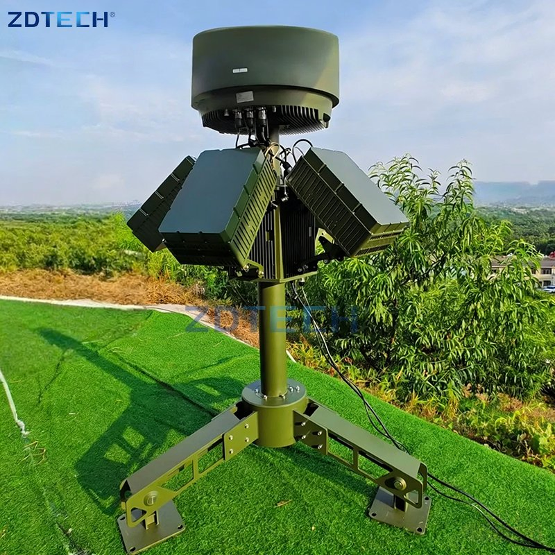 5km 300-6000MHz Full Band Six-Sided Jamming Formation Counter-Drone Defense Jammer System