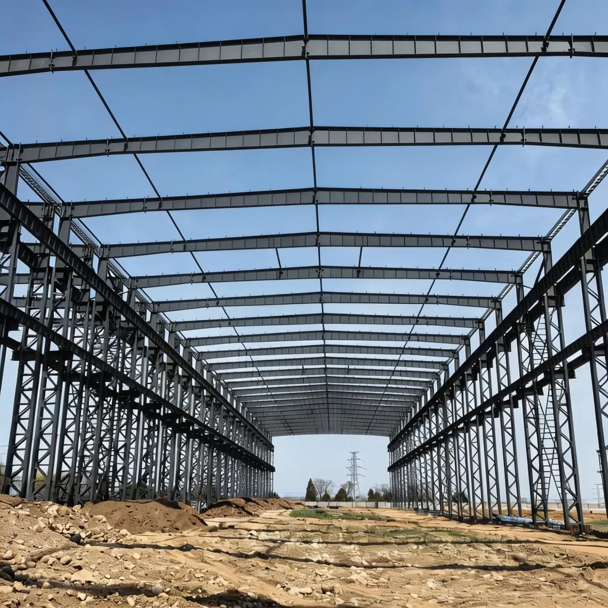 Cost Effective Steel Structure Warehouse with Large Span Design