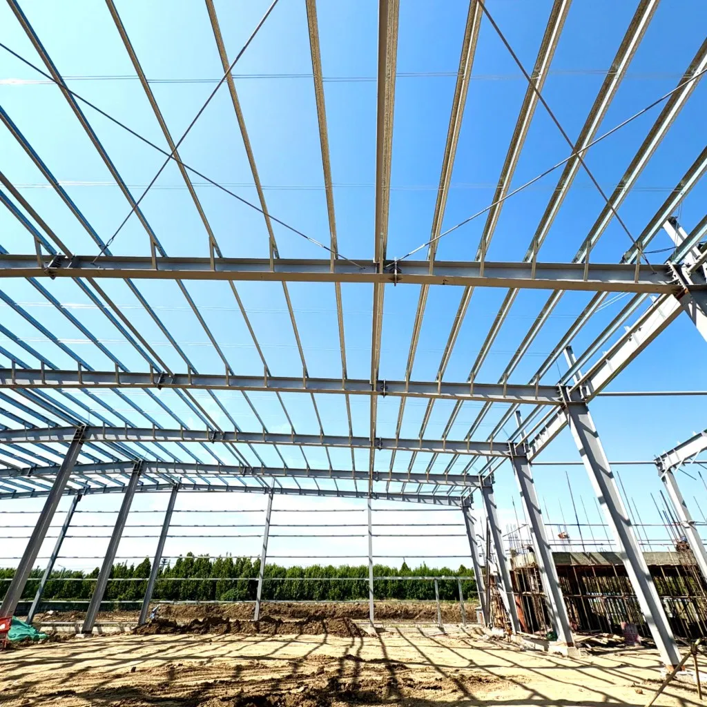 Modern Prefab Steel Structure Workshop Building for Industrial Warehouse Applications.