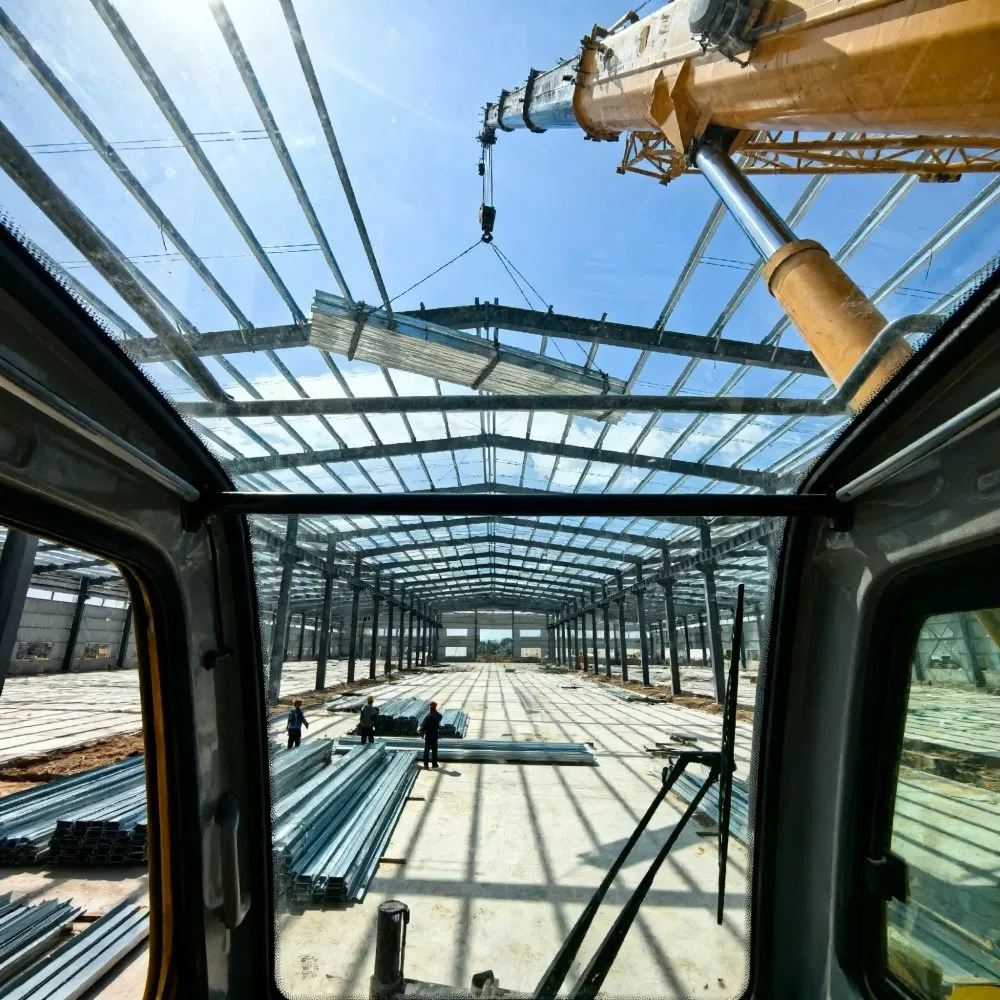 Galvanized Steel Structure Warehouse with Anticorrosive Coating Suitable for Logistics Centers Industrial Storage with Long-Term Durability