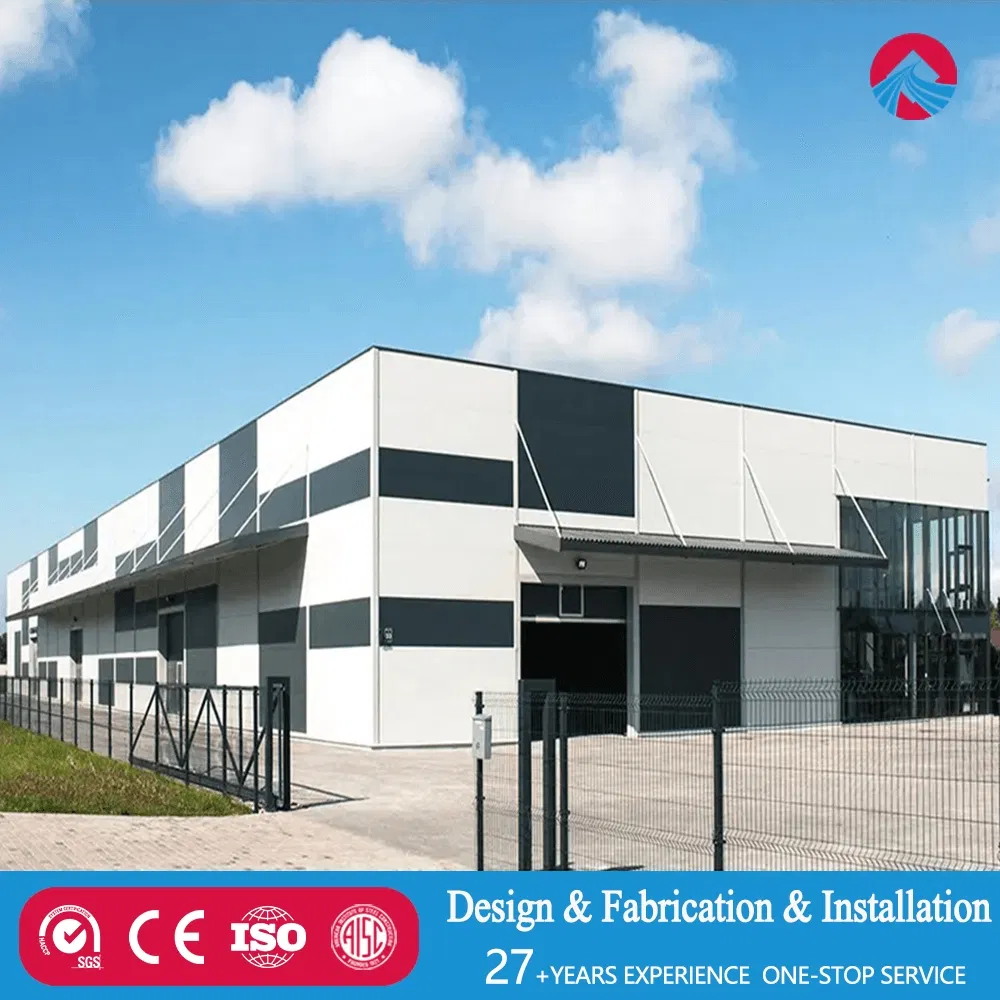 Customized Steel Structure Workshop for Auto Welding Lines with Heavy-Duty Crane Beam Antispark Coating ISO CE Certified 25-Day Completion