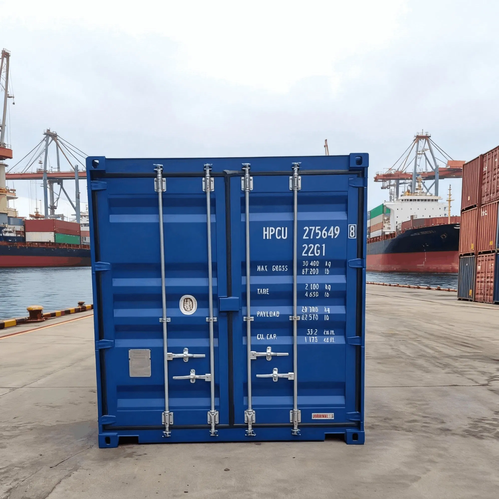 Advanced 20FT Dry Container Equipped with Real Time Location Tracking and Condition Monitoring Sensors for Smart Logistics