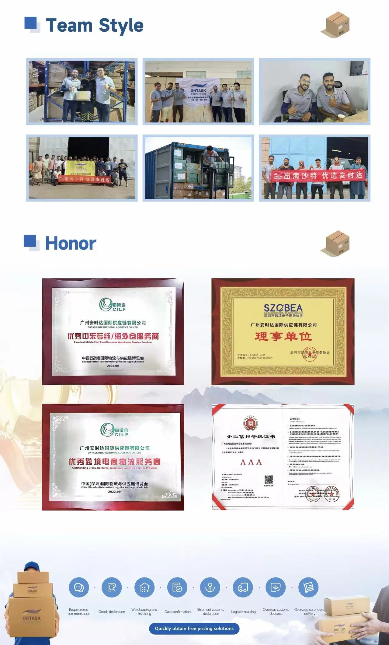 Honor and Certificates