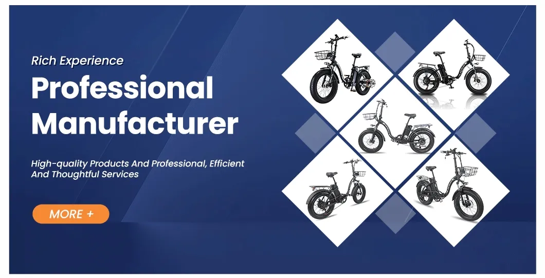 Folding Fat Tire Electric Bicycle Banner