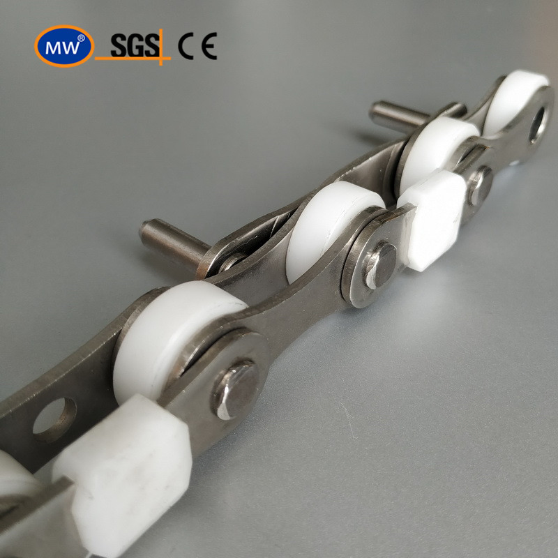 OEM C208 C210 C212 C216 C220 Stainless Steel Extend Pin Plastic Lifting Ice Cream Conveyor Roller Chain for Cold Drink and Ice Cream