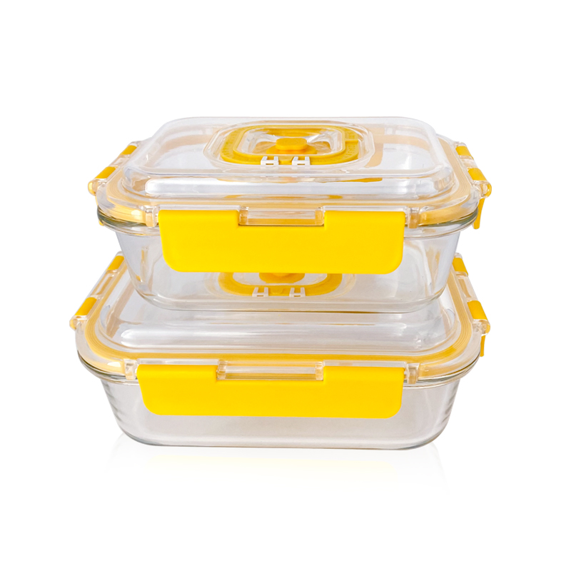 630ml/1040m Premium Airtight Glass Storage Container with Time-Tracking Lid