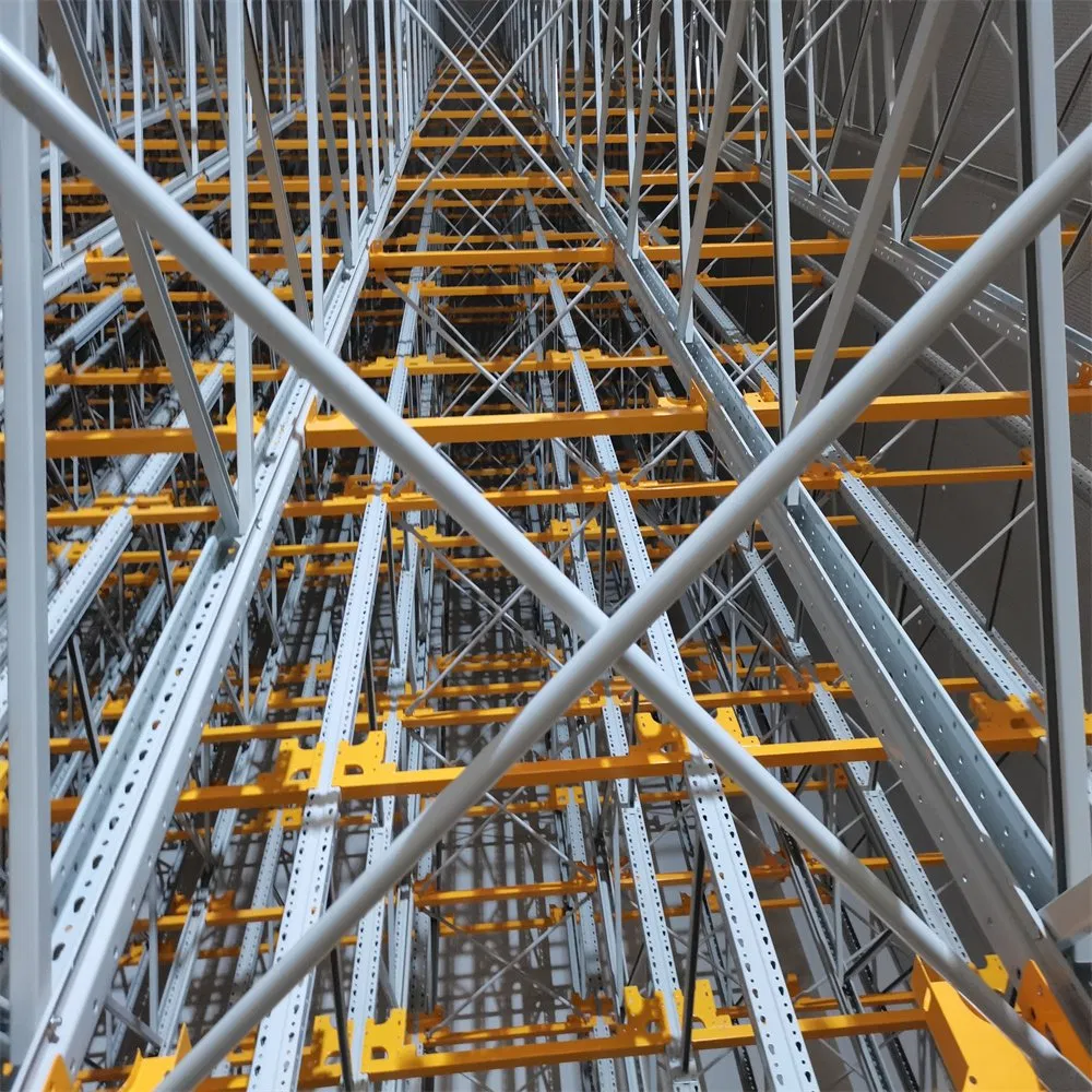 High Speed Automated 4 Way Pallet Shuttle Shelf for Smart Supply Chain Warehouse Storage