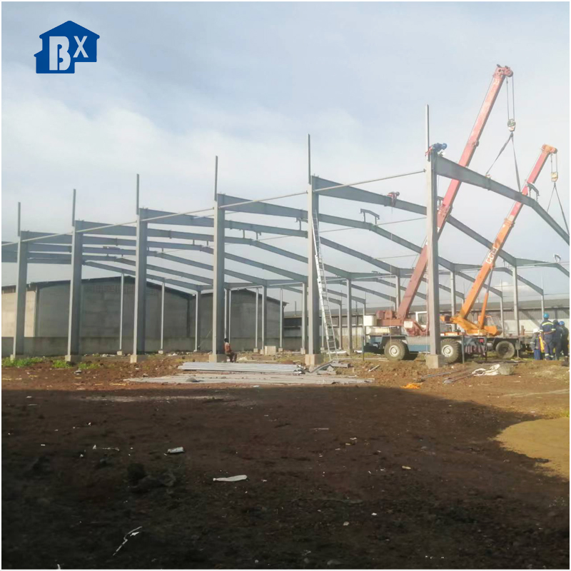 Durable Multi-Functional Prefabricated Steel Warehouse for Quick Build Industrial High-Capacity Large-Scale Storage