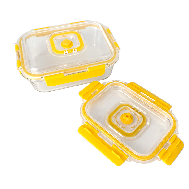 630ml/1040m Premium Airtight Glass Storage Container with Time-Tracking Lid