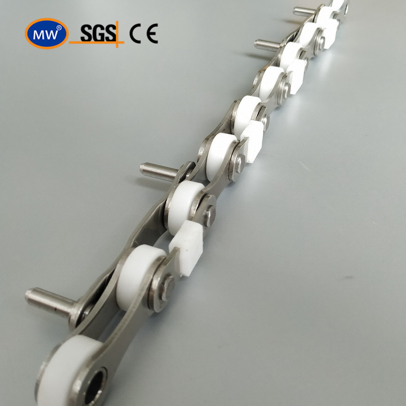 OEM C208 C210 C212 C216 C220 Stainless Steel Extend Pin Plastic Lifting Ice Cream Conveyor Roller Chain for Cold Drink and Ice Cream