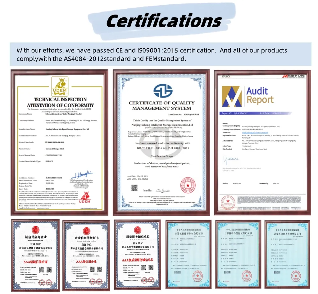 Certifications