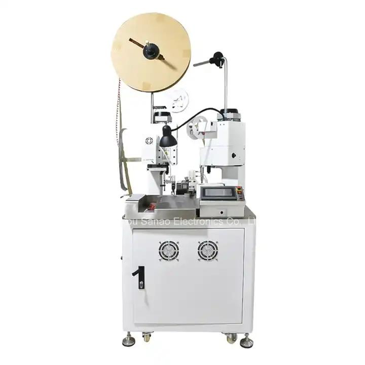 SA-St100 Factory Sell Full Automatic Wire Crimping Machine Cable Cutting and Stripping Terminal Crimp Equipment